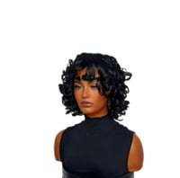 Image 2 of Amara | Voluminous Curly Bob Wig