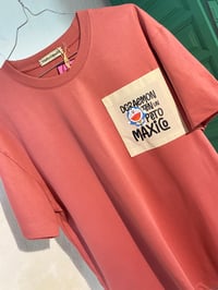 Image 7 of Camiseta UNISEX Peto DORAEMON coral. Varias tallas.