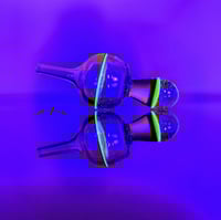 Image 3 of Haterade x Purple Lolli with Illuminati and Jet Black accents 25mm Bubble Cap