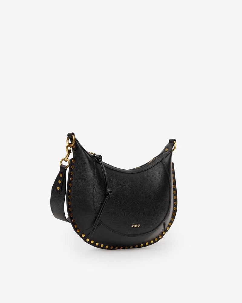 Image of ISABEL MARANT NAOKO BAG GRAINED BLACK