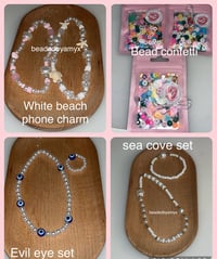 Phone charms &bead confetti ! 