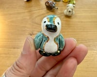 Image 2 of Happy Penguin Ceramic Figurine - Free Shipping in Contiguous US