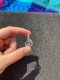 Image 1 of Pink Spiral Pendant 