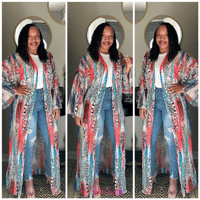 Animal Print Kimono 