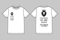 LocalHoops Racer Tee - White/Black