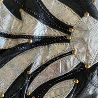 Image 5 of Leather Crescent Pouch Clutch