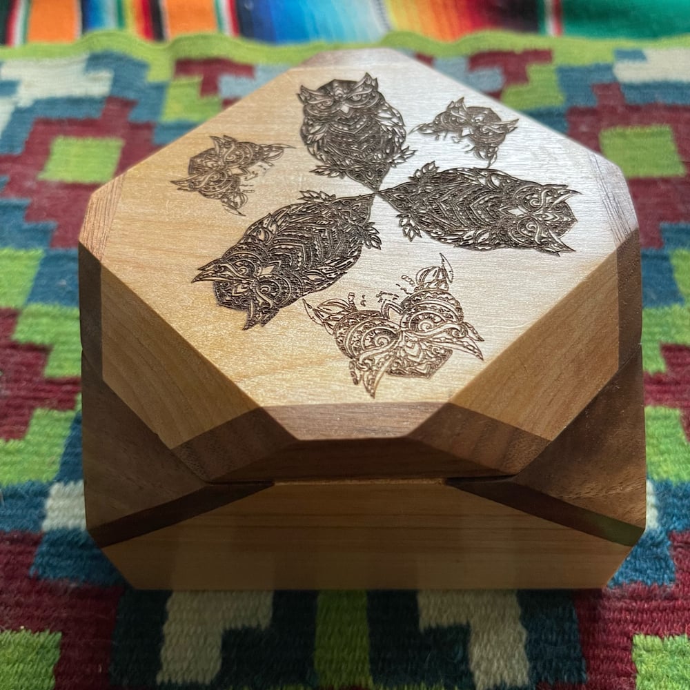 Owl Mandala Box