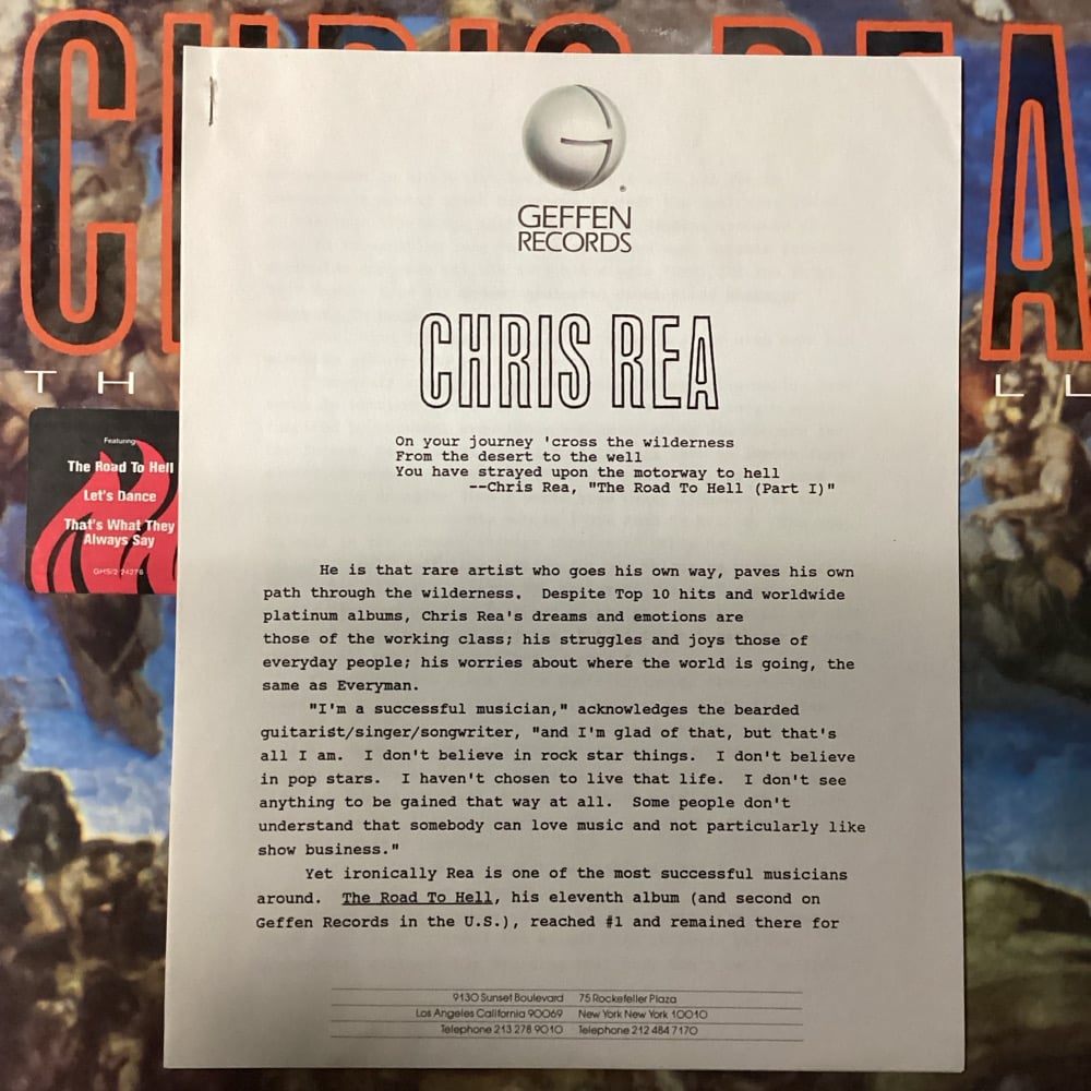 Chris Rea - The Road To Hell