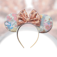 Snow White Floral Princess Ears