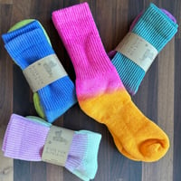 Image 2 of LIMITED STOCK - Hand Dyed Everyday Alpaca & Merino Blend Socks