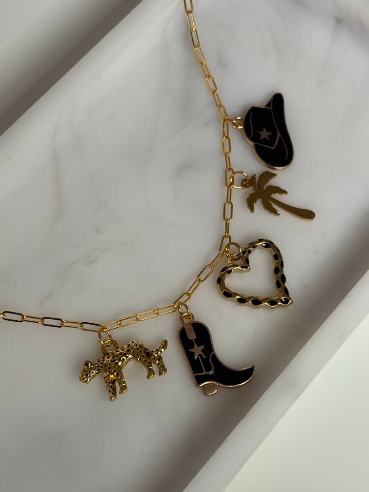 Image of Hï Charm Necklace