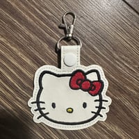 Image 4 of Embroidered Vinyl Keychains