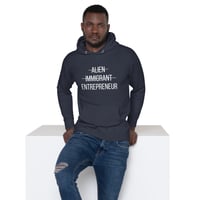 Image 4 of Men's Entrepreneur Unisex Hoodie - Black