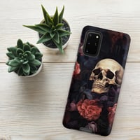 Image 17 of Goth Inspired Baroque Style Painting Skull and Flowers Tough case for Samsung®