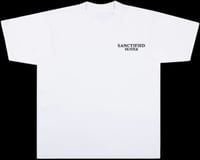 Image 1 of White Sanctified Hustle Tee