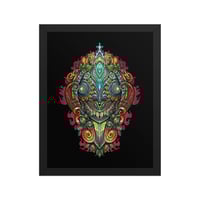 Image 2 of Smiling Mask Framed Matte Art poster Borderless