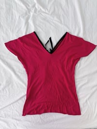 Image 2 of Y2K pink top // S 