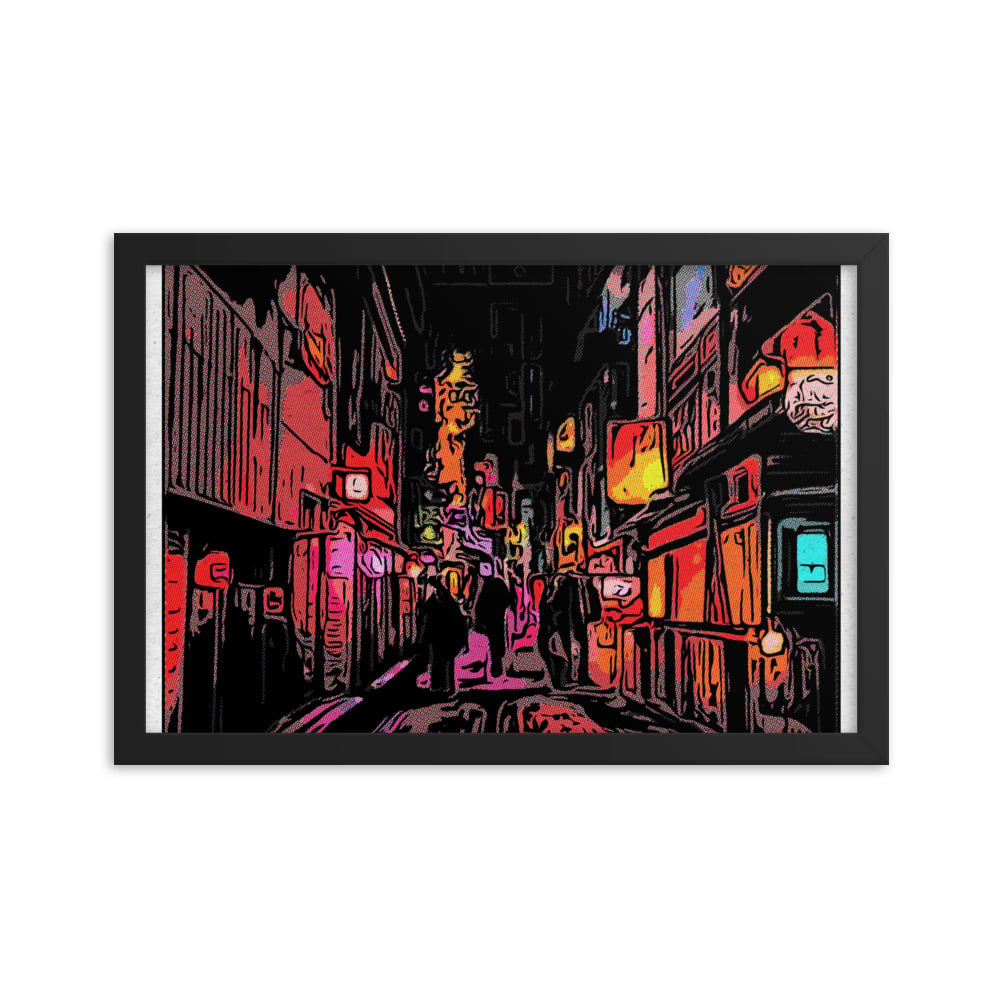 ZEN EXP - Chinatown I Framed photo paper poster