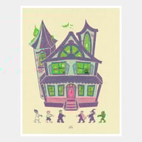Monster Mansion Print (8X10)