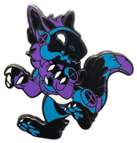 Byte Me Protogen Fursona Pin