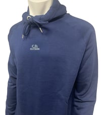 Image 1 of Pyatt Hoodie in Navy and Cyan 