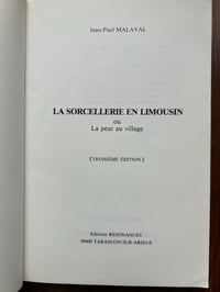 Image 3 of La sorcellerie en Limousin, éditions résonances, 1982