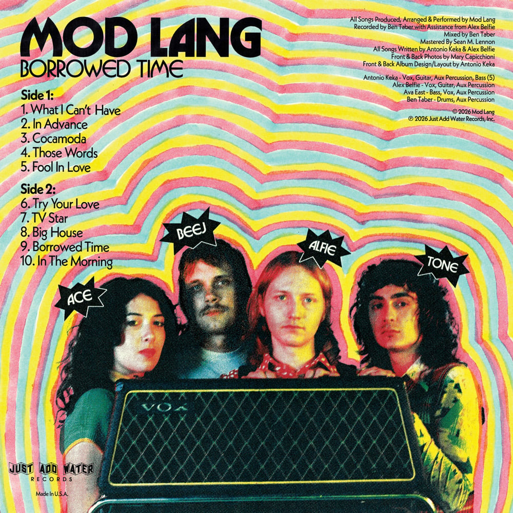 MOD LANG - Borrowed Time LP JAW076 | Just Add Water Records