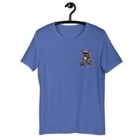 Image 7 of French Bulldog Skateboard T-Shirt