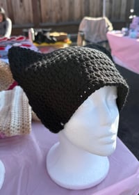 Image 1 of Black Cat Beanie