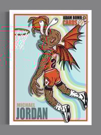 Image 2 of Michael Jordan Creature Feature (limited to 50) trading card 
