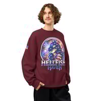 Image 24 of Oversized USA 250 Patriotic Hellfish Haven heavyweight sweatshirt