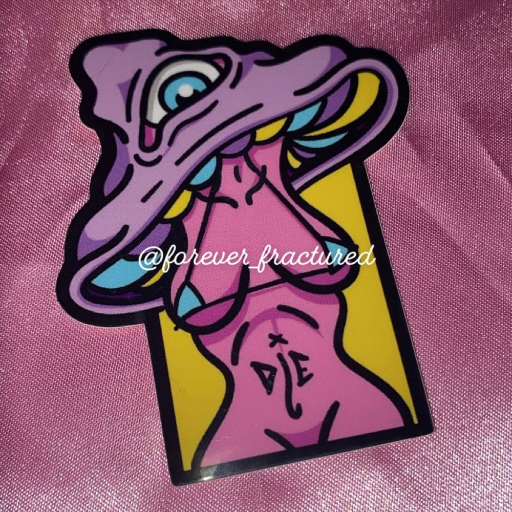 Image of Shroom Baddie Body Sticker