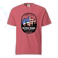 Image 4 of Trump 2024 ULTRA MAGA - USA Moutains Unisex garment-dyed heavyweight t-shirt
