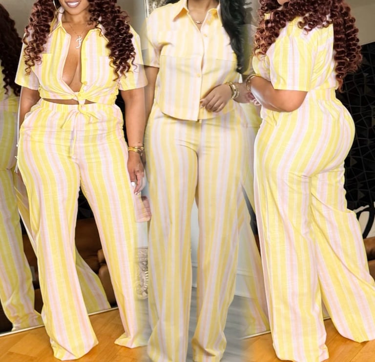 Sunshine Set ✨Shirt Doesn’t Have To Be Tied SEE PICS✨SMALL & MED Image 3
