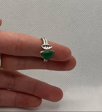 Variscite Leaf Ring