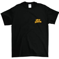 Image 3 of Lies N’ Destruction Skull Tee – Guns N Roses Inspired Rock T-Shirt (Black)