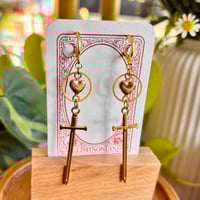 Solemn Vow Earrings Gold