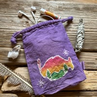 Image 4 of Phish Batik mini pouch