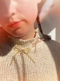 Image 4 of Beaded Bow Necklaces