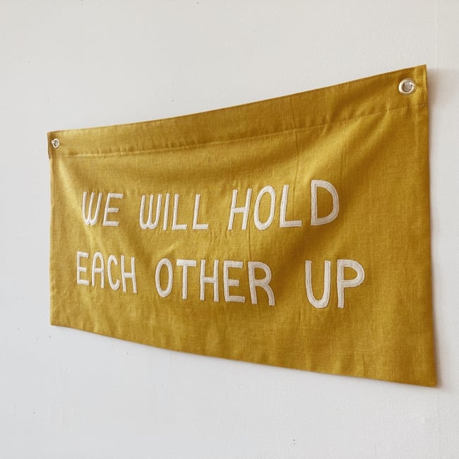 WE WILL Flag - goldenrod