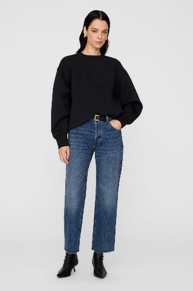 Image of ANINE BING Alto Sweatshirt Framed Monogram