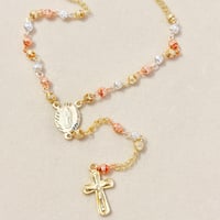 Image 2 of 3-Tone Dainty Rosary