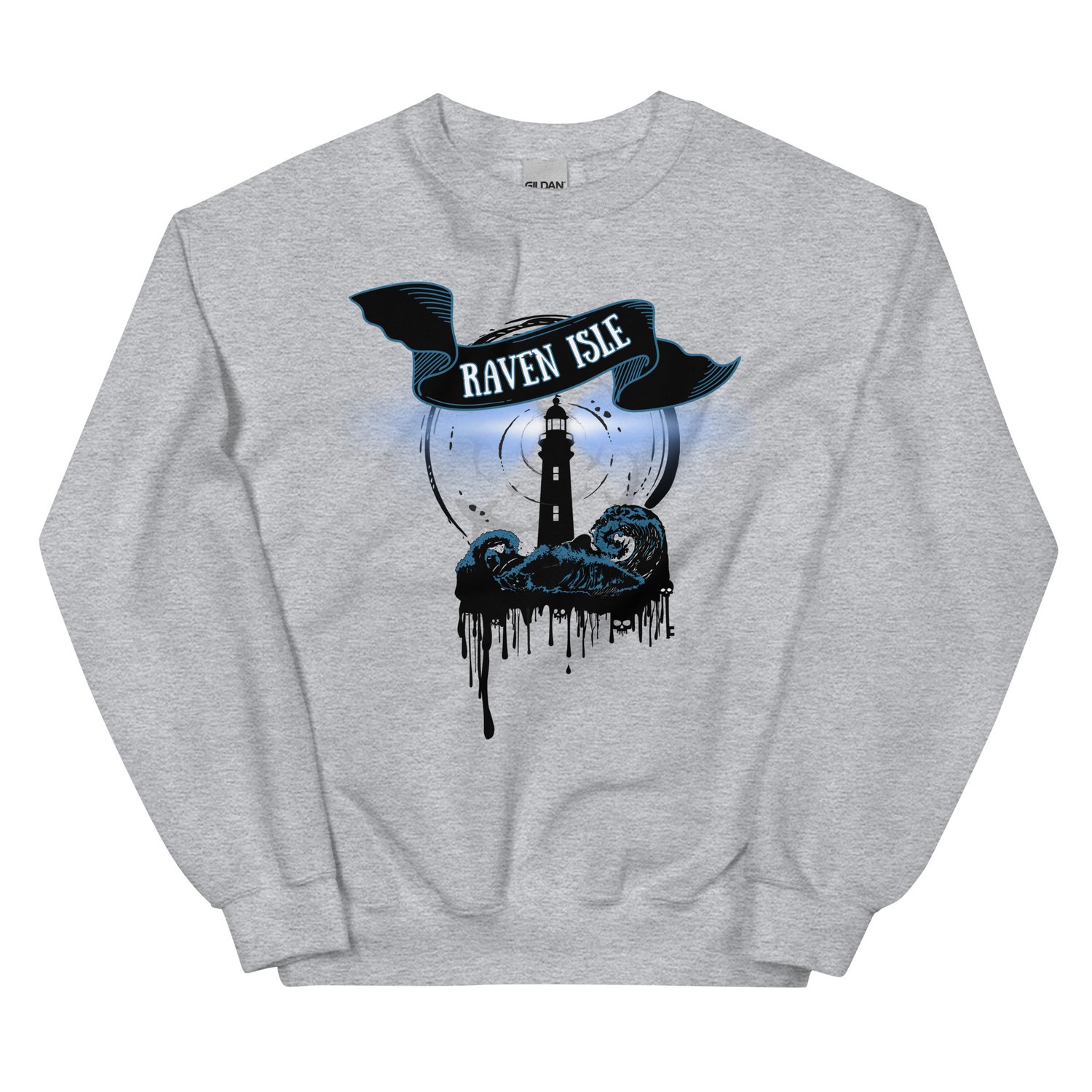 Image of Officially licensed does it hurt Raven Isle black Unisex Sweatshirt