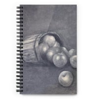 Image 1 of apples spiral notebook