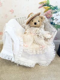 Image 2 of Lacey cellular blankets embroidery available 