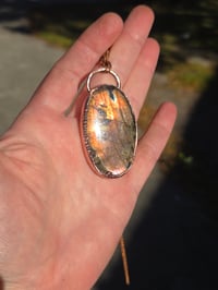 Image 2 of Electroformed Labradorite necklace 01