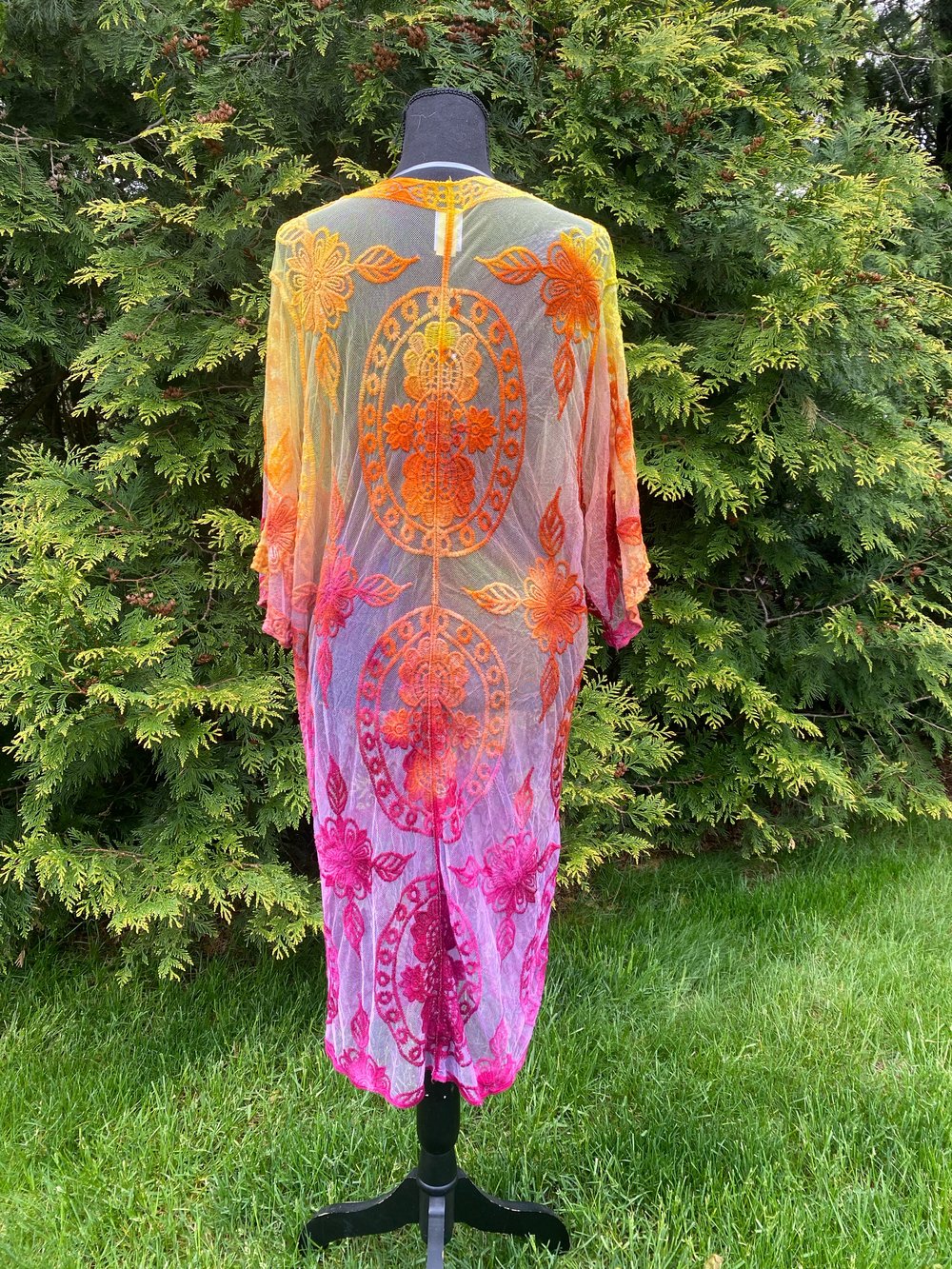Image of Sunset Lace Kimono (L-XL) 