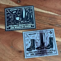 Dyke Boots Sticker