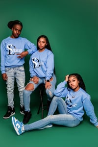 Image 1 of Carolina Blue $D Sweater