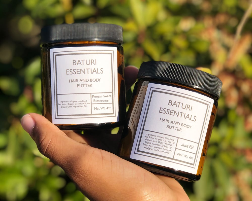 Image of Organic Massage Butter for Hair and Body